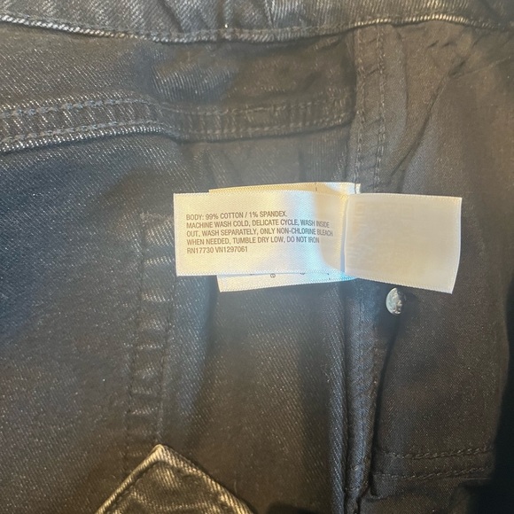 Universal Thread Black Jean Miniskirt with Stud Detail Size 17 - Picture 4 of 9